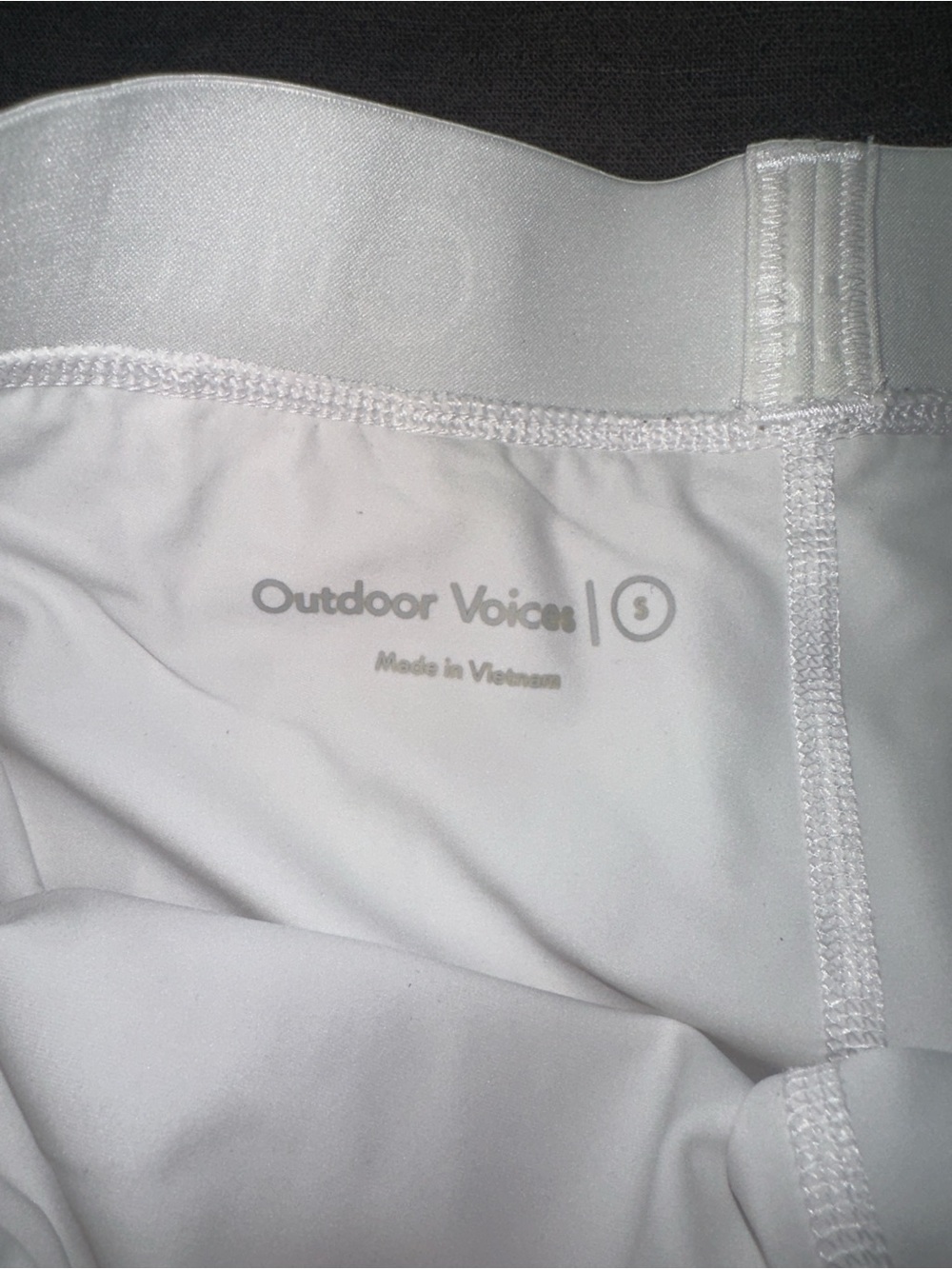 Outdoor Voices White golf skort